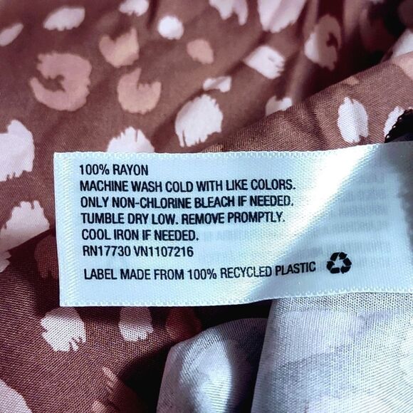 Isabel brand maternity BELTED LEOPARD PRINT TUNIC Size M - Picture 5 of 9